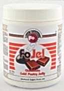 ÇİKOLATALI Bitkisel Dekoratif Soğuk Pasta Jeli 1,5 KG. Fo Marka
