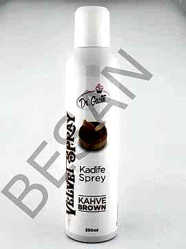 KAHVERENGİ SPREY KADİFE BOYA 250ML DR.GUSTO