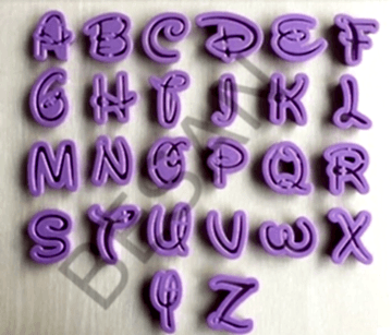 PLASTİK DISNEY ALFABE - HARF SET 26 PARÇA