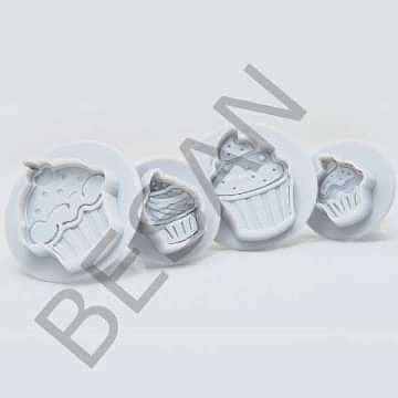 CUPCAKE BASMALI KOPAT SET 4 PARÇA