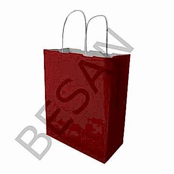 KAĞIT POŞET ÇANTA DÜZ RENK 25*12*31 cm   25 ADET/PAKET