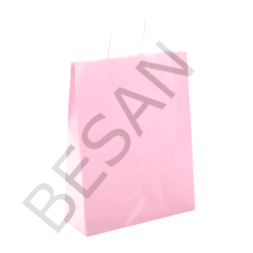 KAĞIT POŞET ÇANTA DÜZ RENK 25*12*31 cm   25 ADET/PAKET