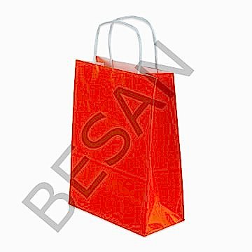 KAĞIT POŞET ÇANTA DÜZ RENK 31*12*41 cm  25 ADET/PAKET