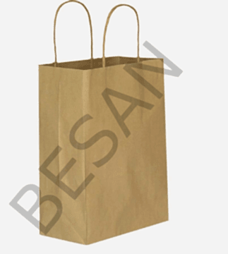 KAĞIT POŞET ÇANTA DÜZ RENK 31*12*41 cm  25 ADET/PAKET