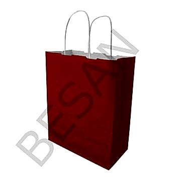 KAĞIT POŞET ÇANTA DÜZ RENK 31*12*41 cm  25 ADET/PAKET