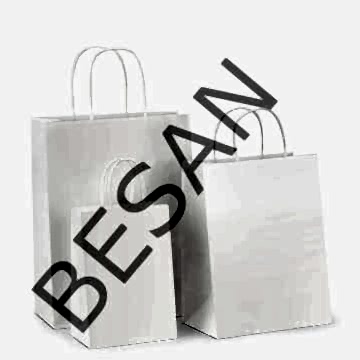 POŞET ÇANTA KRAFT BEYAZ 38*22*35 cm