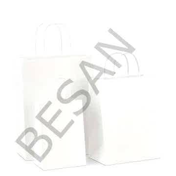 POŞET ÇANTA KRAFT BEYAZ 44*15*35 cm