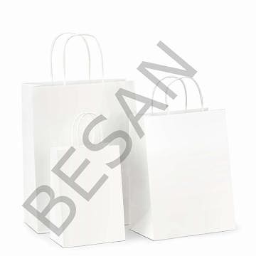 POŞET ÇANTA KRAFT BEYAZ 53*15*40 cm