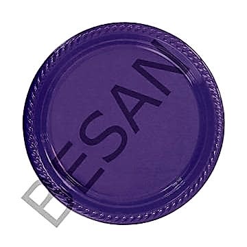 PLASTİK TABAK MOR 25 ADET 23cm.
