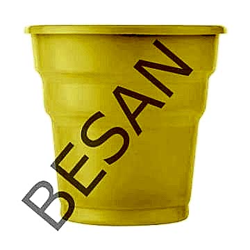PLASTİK BARDAK SARI 25 ADET