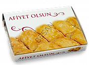 KARTON BAKLAVA KUTUSU 1000 GR RESİMLİ