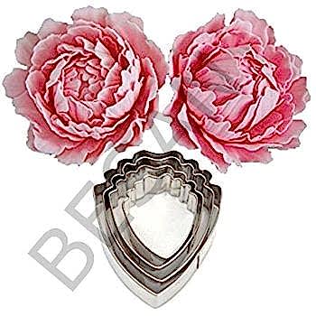ŞAKAYIK ÇİÇEK METAL KALIP SET 4 PARÇA