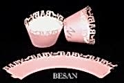 CUPCAKE KENAR DANTELİ - BABY PEMBE