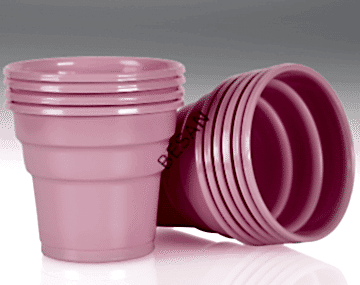 PLASTİK BARDAK PEMBE 25 ADET