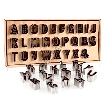 METAL HARF KOPAT SET BÜYÜK - 27 PARÇA