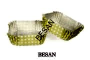 PET KAPSÜL 80*80 MM - SARI PUANTİYE (KARE)