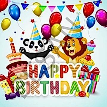 HAPPY BIRTHDAY PEÇETE MAVİ