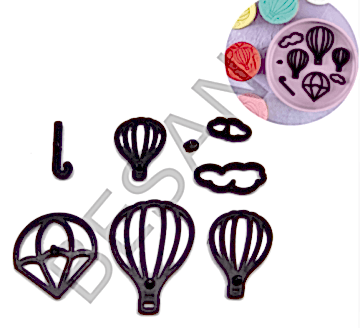 BALON PATCHWORK BASKI SETİ