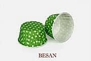 ÖZEL PET KAPSÜL44*35mm 50 ADET YEŞİL PUANTİYE
