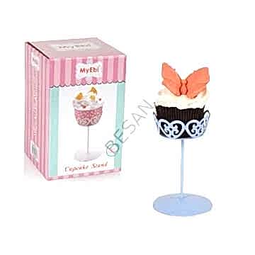 METAL CUPCAKE STANDI MAVİ