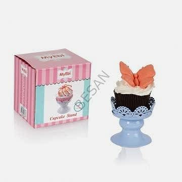 METAL CUPCAKE STANDI MAVİ