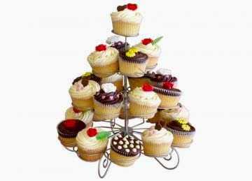 METAL CUPCAKE STANDI 4 KATLI / 23'LÜ