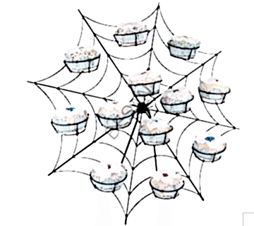 METAL CUPCAKE STANDI 12'Lİ
