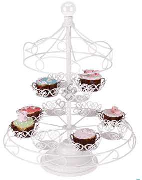METAL CUPCAKE STANDI ATLIKARINCA - 12'Lİ