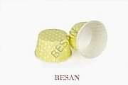 ÖZEL PET KAPSÜL 62*40mm SARI PUANTİYE 50 ADET