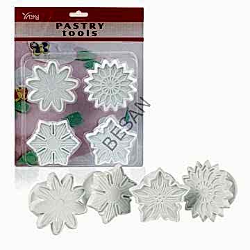 ÇİÇEK DAMGA SET 4 PARÇA