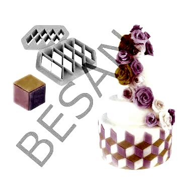 PLASTİK KESİCİ BAKLAVA MODELİ 2 PARÇA