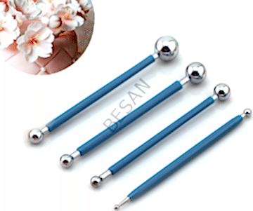 MARZİPAN SET METAL TOP UÇLU 4 PARÇA