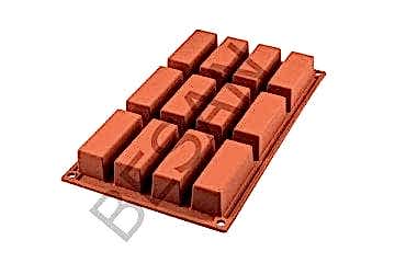 MİNİ DİKDÖRTGEN KEK PASTA KALIBI 12'Lİ