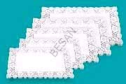 19 X 31 CM DİKDÖRTGEN KAĞIT DANTEL ALTLIK-100 ADET  MYEBI MARKA